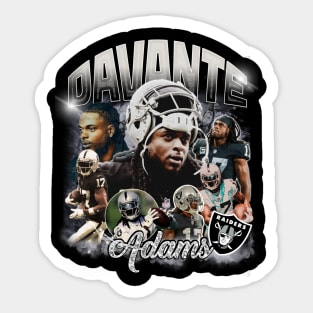 Davante Adam Vintage Shirt Sticker